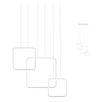 Redo 01-2097 - LED prigušiva luster na sajli THAI LED/66W/230V 3000K beli