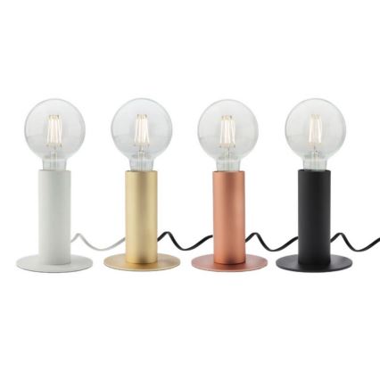 Redo 01-2131 - Senzorska stona lampa RIVET 1xE27/42W/230V bakar