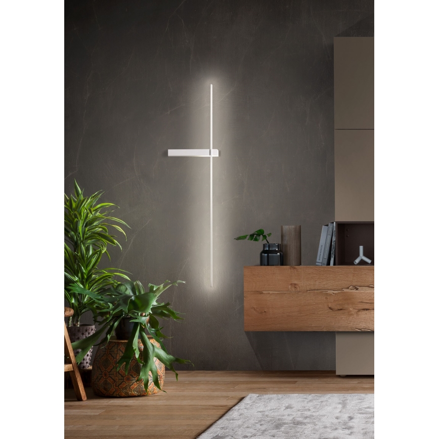 Redo 01-2200 - LED zidno svetlo TANGENT LED/14W/230V 3000K 125,4 cm bela