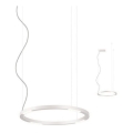 Redo 01-2202 - UNION LED luster na sajli, 34W, 230V, CRI 90, 3000K, prečnik 60 cm, bela