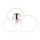 Redo 01-2226 - LED prigušiva plafonski luster SPELL LED/54W/230V sjajni hrom