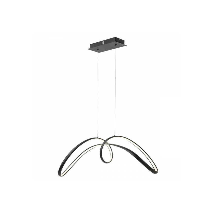 Redo 01-2455 - LED Luster na sajli LAMON LED/57W/230V crna