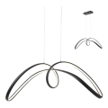 Redo 01-2455 - LED luster na sajli LAMON LED/57W/230V, crne boje