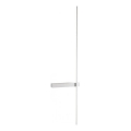 Redo 01-2479 - LED zidna svetiljka TANGENT LED/14W/230V 3000K 125,4 cm bela