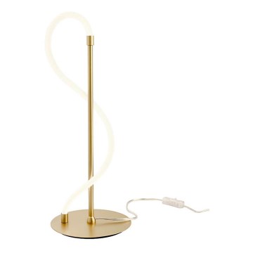 Redo 01-2529 - LED prigušiva stona lampa CORRAL LED/12W/230V zlatna