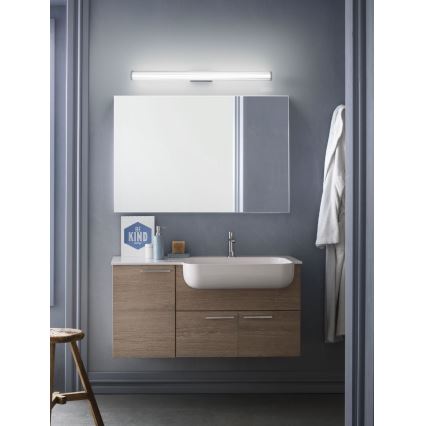Redo 01-2592 - LED kupatilsko osvetljenje za ogledalo RIGAL LED/18W/230V 91 cm CRI 90 IP44 sjajni hrom/bela
