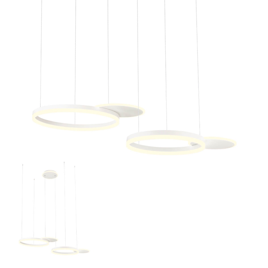 Redo 01-2605 - LED prigušiva luster na sajli SIGUA LED/99W/230V CRI 90 bela