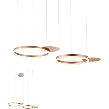 Redo 01-2607 - LED prigušiva luster na sajli SIGUA LED/99W/230V CRI 90 3000K braon