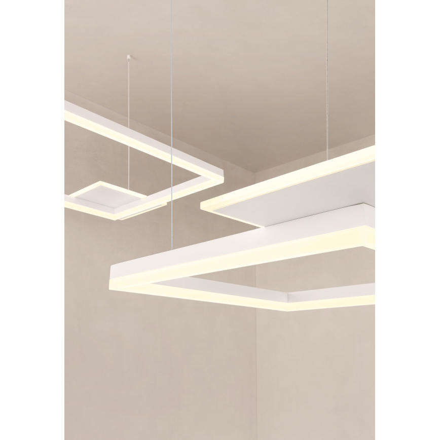 Redo 01-2614 - LED prigušiva luster na sajli SIGUA LED/137W/230V CRI 90 bela