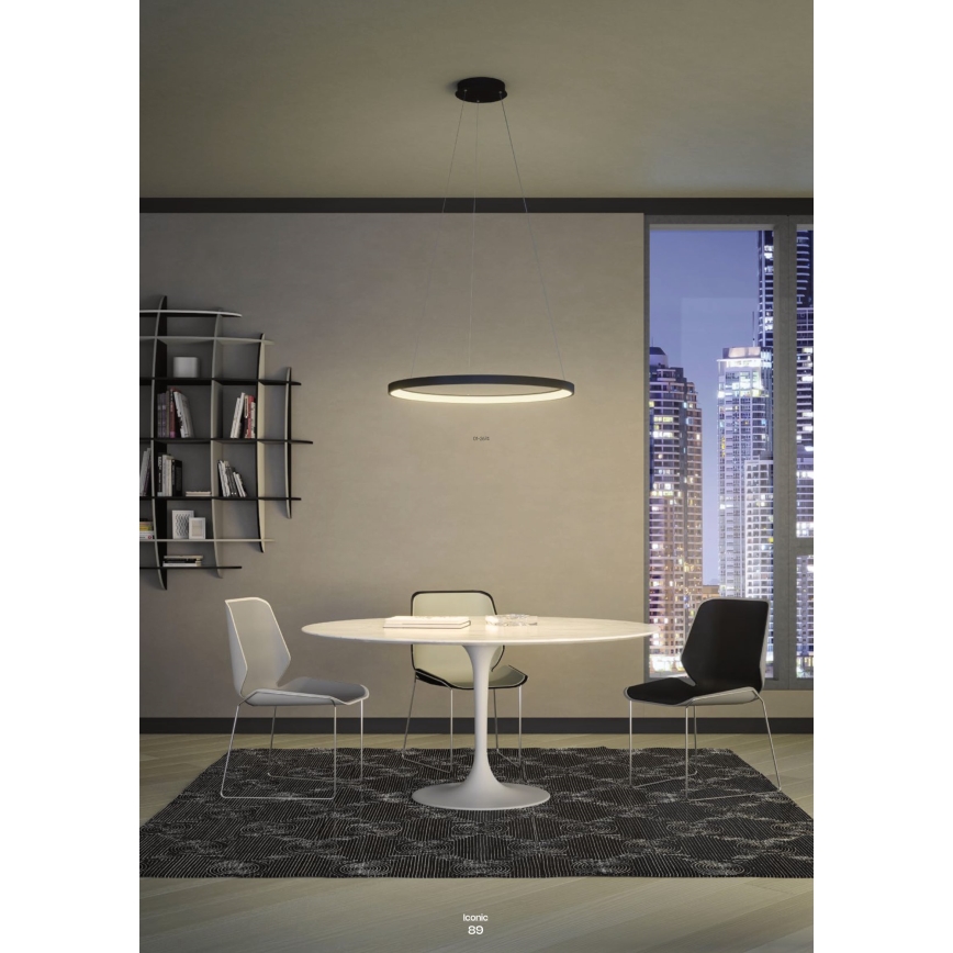 Redo 01-2673 - LED prigušiva luster na sajli ICONIC LED/50W/230V pr. 58 cm zlatna