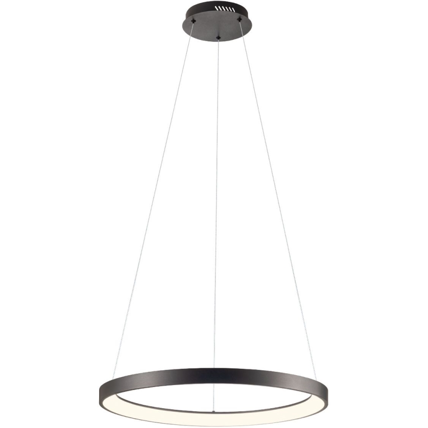 Redo 01-2674 - LED prigušiva luster na sajli ICONIC LED/50W/230V, prečnik 58 cm, crna