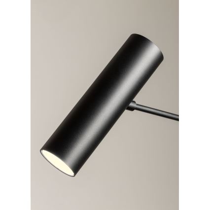 Redo 01-2695 - LED prigušiva podna lampa PICAS LED/12W/230V crna