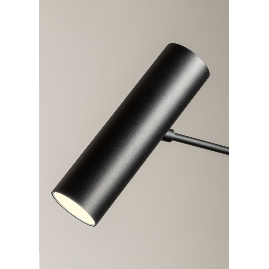 Redo 01-2695 - LED prigušiva podna lampa PICAS LED/12W/230V crna