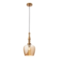 Redo 01-2740 - Luster na sajli TOLL 1xE27/42W/230V bronzan