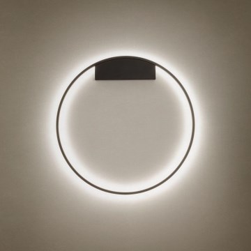 Redo 01-2819 - LED prigušiva zidna lampa FEBE LED/24W/230V crna