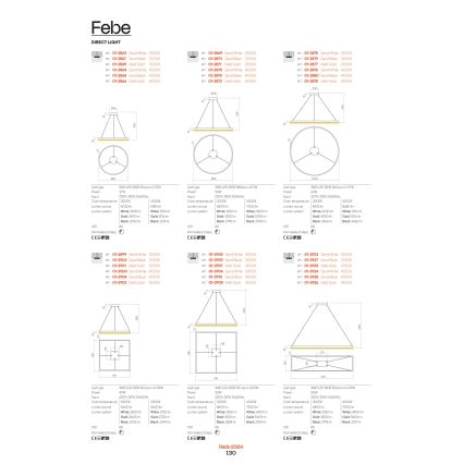 Redo 01-2819 - LED prigušiva zidna lampa FEBE LED/24W/230V crna