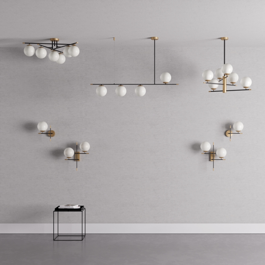 Redo 01-2948 - Plafonsko svetlo ESSENTIAL 6xE14/28W/230V