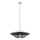 Redo 01-3008 - Luster na sajli GRILL 1xE27/42W/230V prečnik 49,5 cm crna/bela