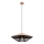 Redo 01-3009 - Luster na sajli GRILL 1xE27/42W/230V prečnika 49,5 cm crna/smeđa