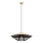 Redo 01-3011 - Luster na sajli GRILL 1xE27/42W/230V prečnik 49,5 cm crna/bež
