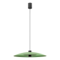 Redo 01-3019 - LED luster na sajli LARS LED/14W/230V + LED/10W prečnik 60 cm CRI 90, zelene boje