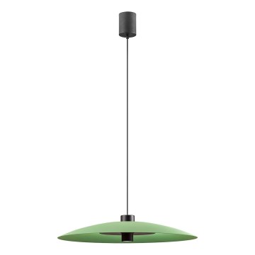 Redo 01-3019 - LED luster na sajli LARS LED/14W/230V + LED/10W prečnik 60 cm CRI 90, zelene boje