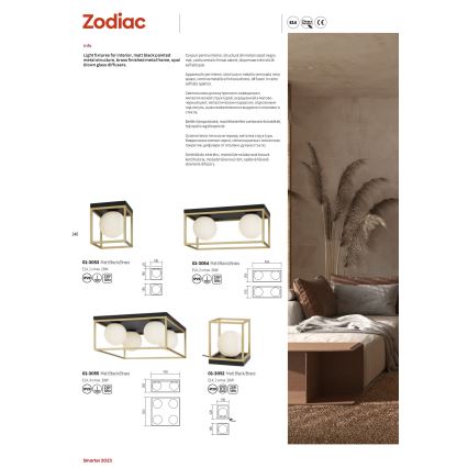 Redo 01-3052 - Stona lampa ZODIAC 1xE14/28W/230V