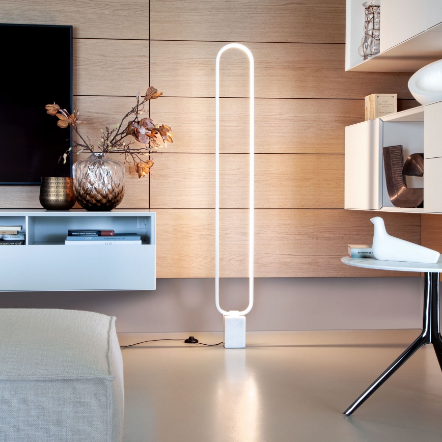 Redo 01-3061 - LED prigušiva stojeća lampa ADO LED/24W/230V bela