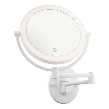 Redo 01-3087 - LED kozmetičko ogledalo SELFIE, prigušiva dodirom, 7W/230V, 3000/4000/6000K, belo