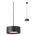 Redo 01-3101 - LED luster na sajli PUNKT LED/6W/230V prečnik 15 cm crna