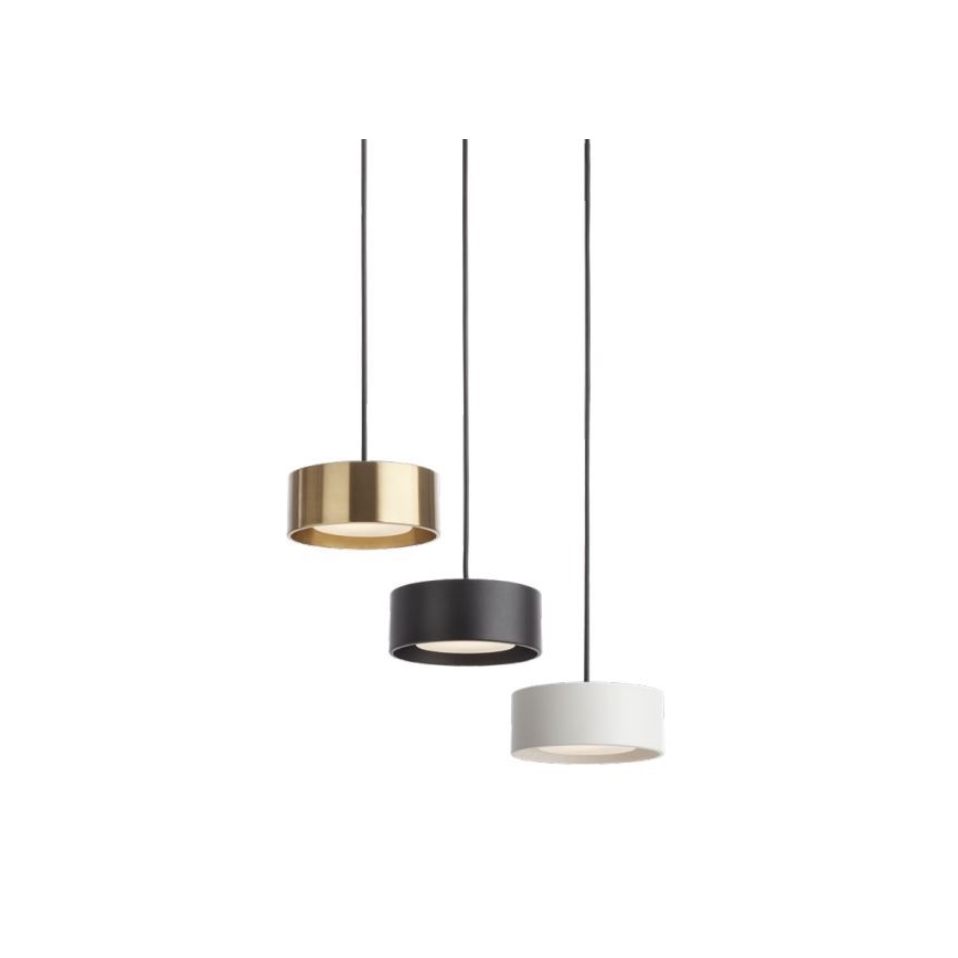 Redo 01-3101 - LED luster na sajli PUNKT LED/6W/230V prečnik 15 cm crna