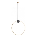 Redo 01-3107 - LED luster na sajli ATOM LED/20W/230V Ø 60 cm