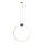 Redo 01-3107 - LED luster na sajli ATOM LED/20W/230V Ø 60 cm