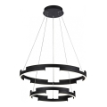 Redo 01-3179 - LED prigušiva luster na sajli CASTLE LED/60W/230V crna