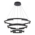 Redo 01-3182 - LED prigušiva luster na sajli CASTLE LED/80W/230V crna