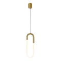 Redo 01-3183 - LATIUM prigušiva LED luster na sajli LED/9W/230V mesing