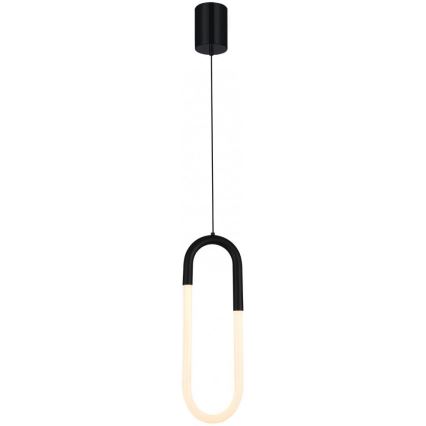 Redo 01-3184 - LED prigušiva luster na sajli LATIUM LED/9W/230V crna