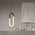Redo 01-3184 - LED prigušiva luster na sajli LATIUM LED/9W/230V crna