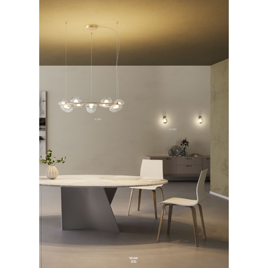 Redo 01-3240 - LED zidno svetlo SINCLAIR LED/6,5W/230V CRI 93 IP21 crna