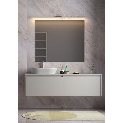 Redo 01-3276 - LED kupatilsko osvetljenje za ogledalo ASTON LED/24W/230V 3000/4000K 120 cm CRI 90 IP44 crna