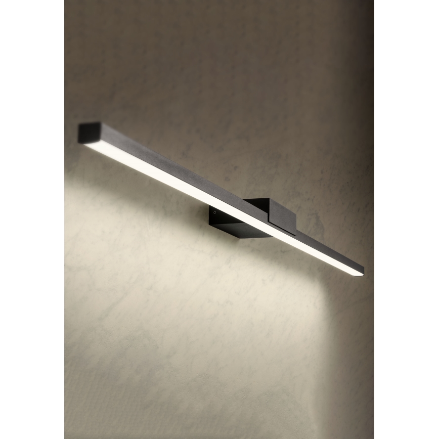 Redo 01-3276 - LED kupatilsko osvetljenje za ogledalo ASTON LED/24W/230V 3000/4000K 120 cm CRI 90 IP44 crna