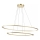 Redo 01-3300 - prigušiva LED luster na sajli LEO LED/115W/230V 3000/4000K CRI 90 60x130 cm bronzan