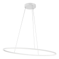 Redo 01-3337 - LED prigušiva luster na sajli LEO LED/48W/230V 3000/4000K CRI 90 40x95 cm bela