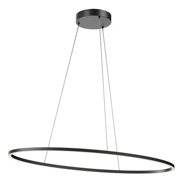 Redo 01-3339 - LED prigušiva luster na sajli LEO LED/48W/230V 3000/4000K CRI 90 40x95 cm crna