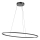 Redo 01-3339 - LED prigušiva luster na sajli LEO LED/48W/230V 3000/4000K CRI 90 40x95 cm crna