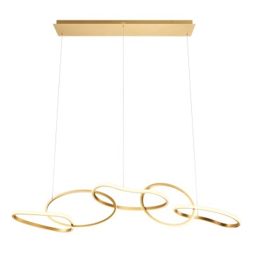 Redo 01-3392 - LED prigušiva luster na sajli BIAS LED/120W/230V 3000/4500/6500K CRI 90 zlatna