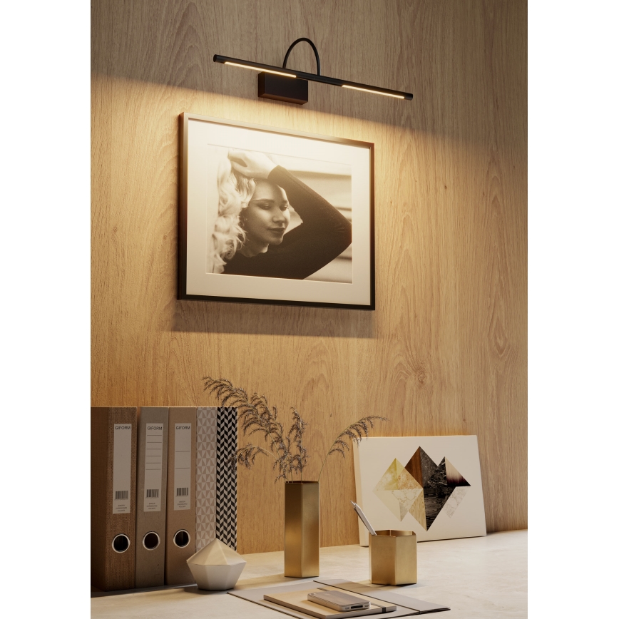 Redo 01-3465 - LED svetlo za sliku KENDO LED/6W/230V 34,4 cm CRI 92 crna