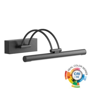 Redo 01-3469 - LED svetlo za slike IKON LED/7,3W/230V 29,5 cm CRI 92 crna