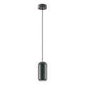 Redo 01-3474 - Luster na sajli BOOM 1xGU10/10W/230V prečnik 7,6 cm crna