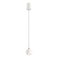 Redo 01-3546 - LED luster na sajli AVES LED/12W/230V prečnik 9,6 cm CRI 90 bela